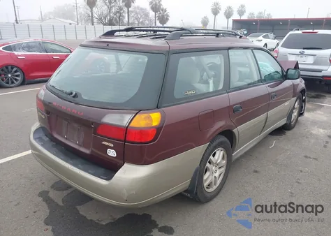 2000 Subaru Outback z USA, uszkodzony, nr VIN 4S3BH6753Y7637036